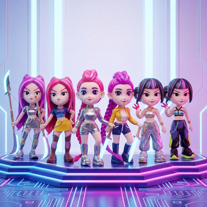 K-Pop Figurine 6 Pack
